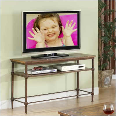 Riverside Furniture Casa Grande Console Table/TV Stand in Saltillo Ash