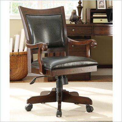 Riverside Furniture Castlewood Desk Chair in Warm Tobacco