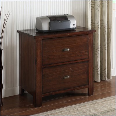 Riverside Furniture Castlewood Lateral File Cabinet in Warm Tobacco