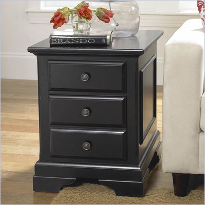 Riverside Furniture Cobble Hill  End Table in Bridgewood Black