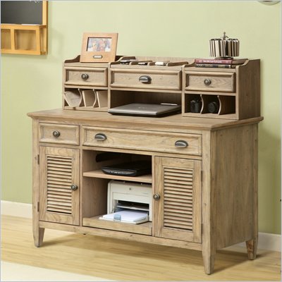 Riverside Furniture Coventry Credenza & Hutch in Driftwood