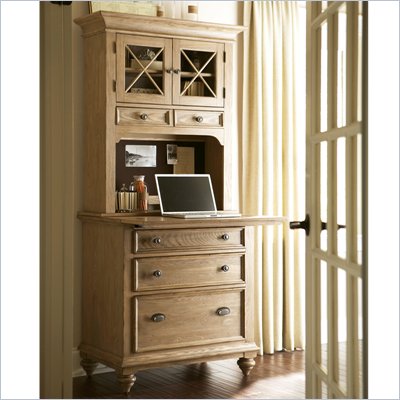 Riverside Furniture Coventry Workstation in Driftwood