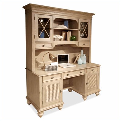 Riverside Furniture Coventry Credenza & Hutch in Driftwood