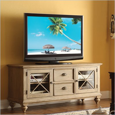 Riverside Furniture Coventry TV Console in Weathered Driftwood