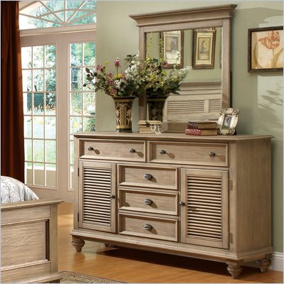 Riverside Furniture Coventry Dresser in Driftwood
