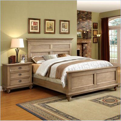 Riverside Furniture Coventry King Bed in Driftwood