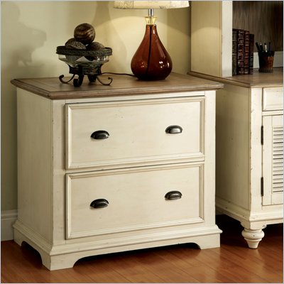 Riverside Furniture Coventry Lateral File Cabinet in Dover White