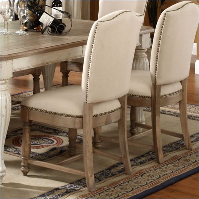 Riverside Furniture Coventry Side Chair in Weathered Driftwood