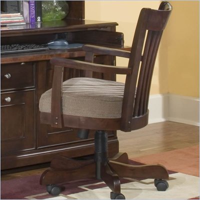 Riverside Furniture Crossings Bankers Desk Chair in Espresso