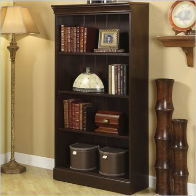 Riverside Furniture Crossings Small Bookcase in Espresso