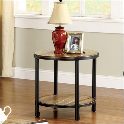 Riverside Furniture Debonair Oval End Table in Cask Aged Oak