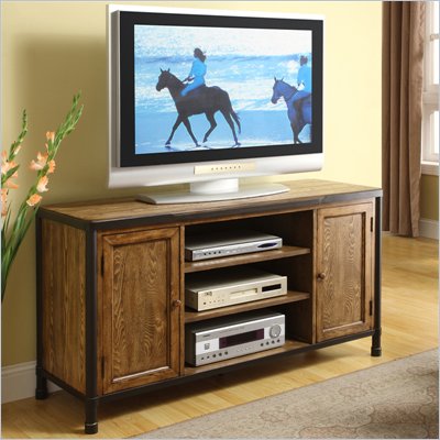 Riverside Furniture Debonair TV Console in Cask Aged Oak
