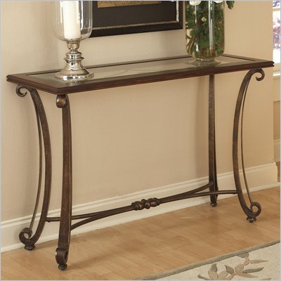 Riverside Furniture Delacourt Sofa Table in Highlands Cherry