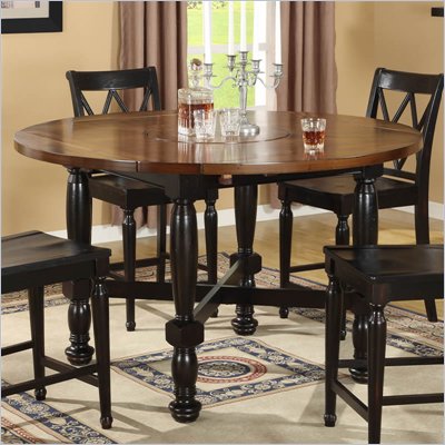 Riverside Furniture Delcastle Convert-A-Height Table in Irish Pine