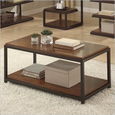 Riverside Furniture Escapade Cocktail Table in Sweet Rosy Brown