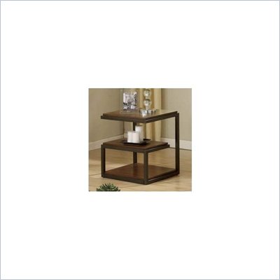 Riverside Furniture Escapade End Table in Dark Walnut