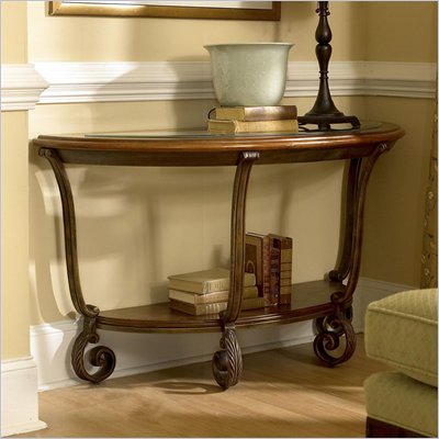Riverside Fortunado Demi-Lune Sofa Table
