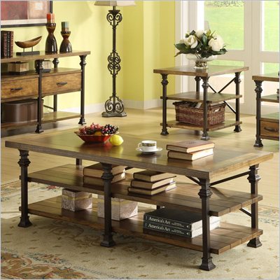Riverside Lennox Street  Cocktail Table in Landmark Worn Oak