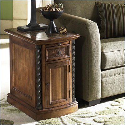 Riverside Medley Door Chairside Chest in Camden / Wildwood Taupe