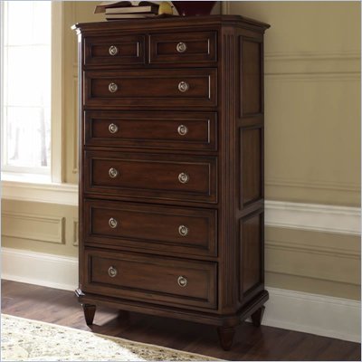 Riverside Furniture Middleton 7 Drawer Chest in Spiced Cherry