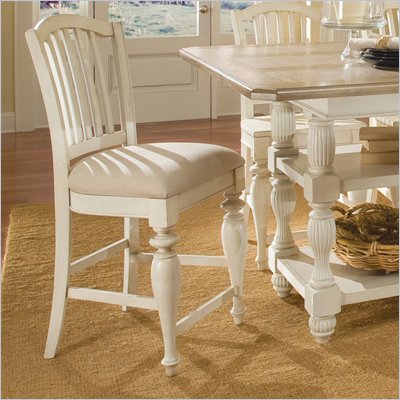 Riverside Furniture Mix-N-Match Center Height Chair in Dover White