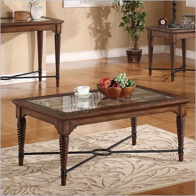 Riverside Furniture Monterey Cocktail Table in Aged Ash