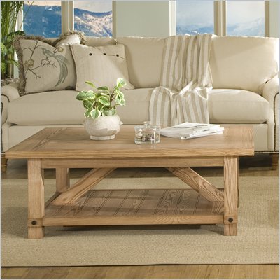 Riverside Furniture Napa Valley Cocktail Table in Champagne Ash