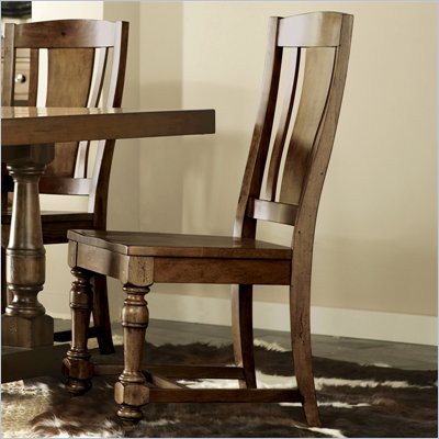 Riverside Furniture Newburgh Side Chair in Antique Ginger