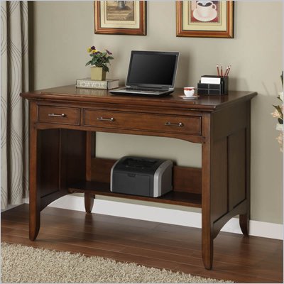 Riverside Furniture Oakton Village Project Desk in Distressed Oak
