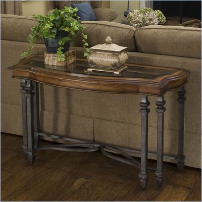 Riverside Octavia Sofa Table in August Morning/Stardust finish