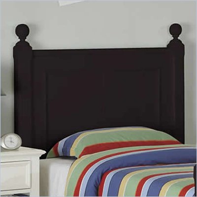 Riverside Furniture Splash of Color Twin Panel Headboard in Black