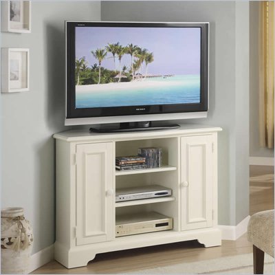 Riverside Furniture Splash of Color 44-In Corner Console in Shores