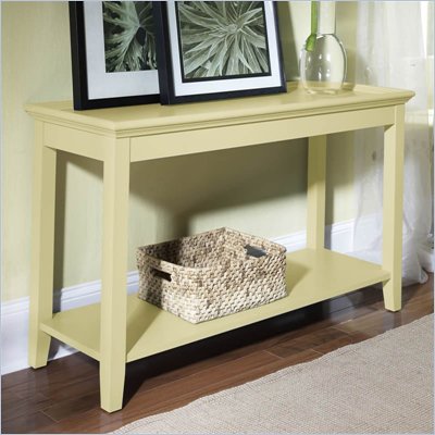 Riverside Splash Of Color Tray Top Sofa Table in Buttercup Yellow