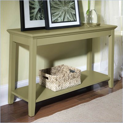 Riverside Furniture Splash Of Color Tray Top Sofa Table in Ivy Green