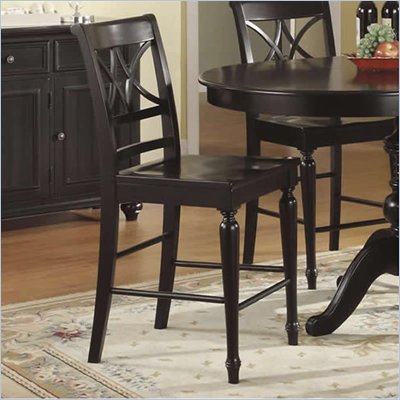 RiverArm Furniture XX-Back Back Counter Stool in Antique