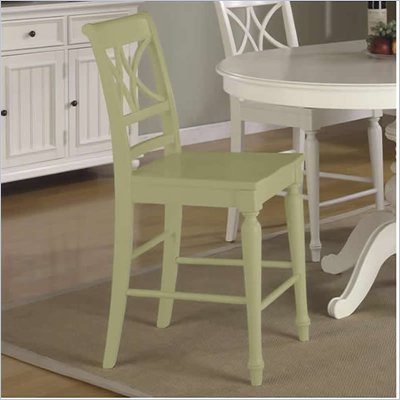 RiverArm Furniture XX-Back Back Counter Stool in Ivy