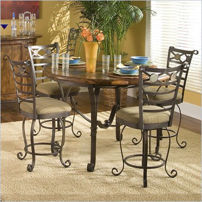 Riverside Furniture Stone Forge Gathering Height Table