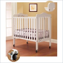 Orbelle Tina Three Level Standard Wood Crib in White