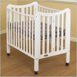 Orbelle Tian Two Level Portable Crib in White