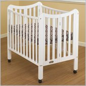 Orbelle Tian Two Level Portable Crib in White