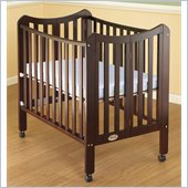 Orbelle Tian Two Level Portable Crib in Cherry