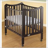 Orbelle Tian Two Level Portable Crib in Espresso