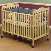 Orbelle Emma 3-in-1 Convertible Wood Crib in Natural