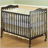 Orbelle Emma 3-in-1 Convertible Wood Crib in Espresso