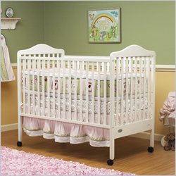 Orbelle Jenny 3-in-1 Convertible Wood Crib in White