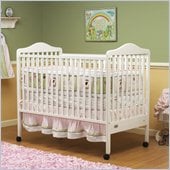 Orbelle Jenny 3-in-1 Convertible Wood Crib in White