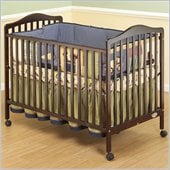 Orbelle Jenny 3-in-1 Convertible Wood Crib in Cherry