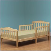Orbelle Contemporary Solid Wood Toddler Bed in Natural