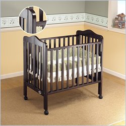 Orbelle Tina Three Level Standard Wood Crib in Espresso