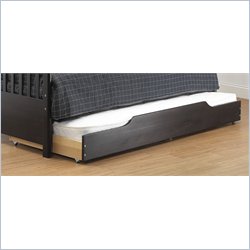 Orbelle Trundle Storage Bed Drawer in Espresso